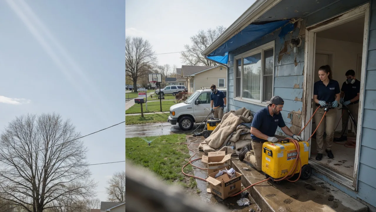Basement Flood Cleanup in Gleason, TN near me